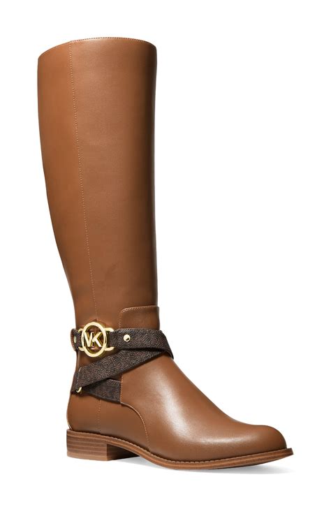 michael kors boots knee high|michael kors lace up boots.